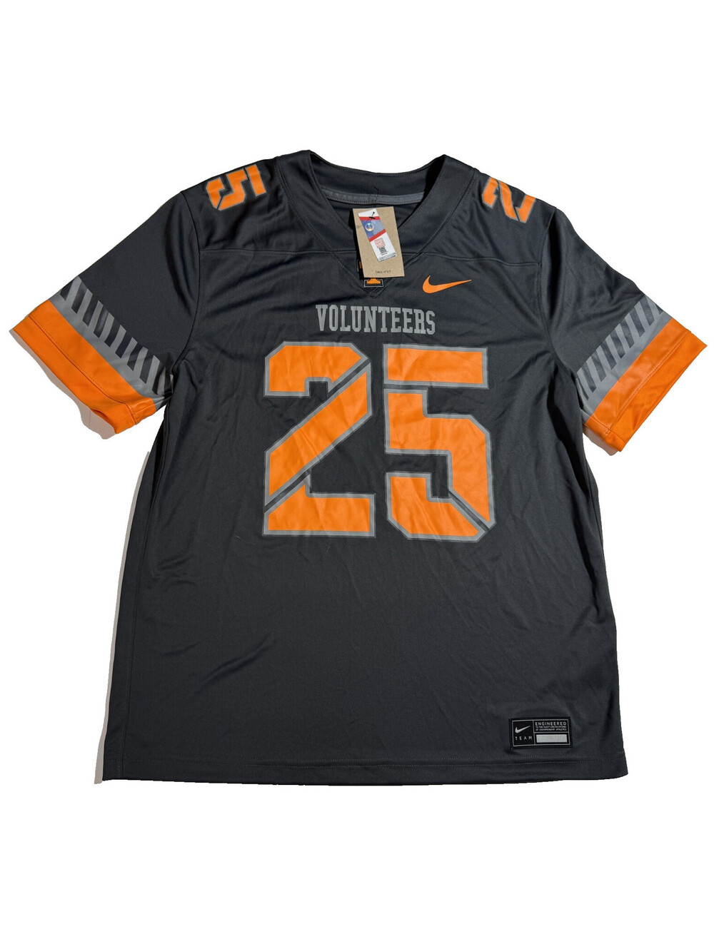 Nike Tennessee Volunteers #25 Smokey Grey Football Alternate Jersey Mens L NWT